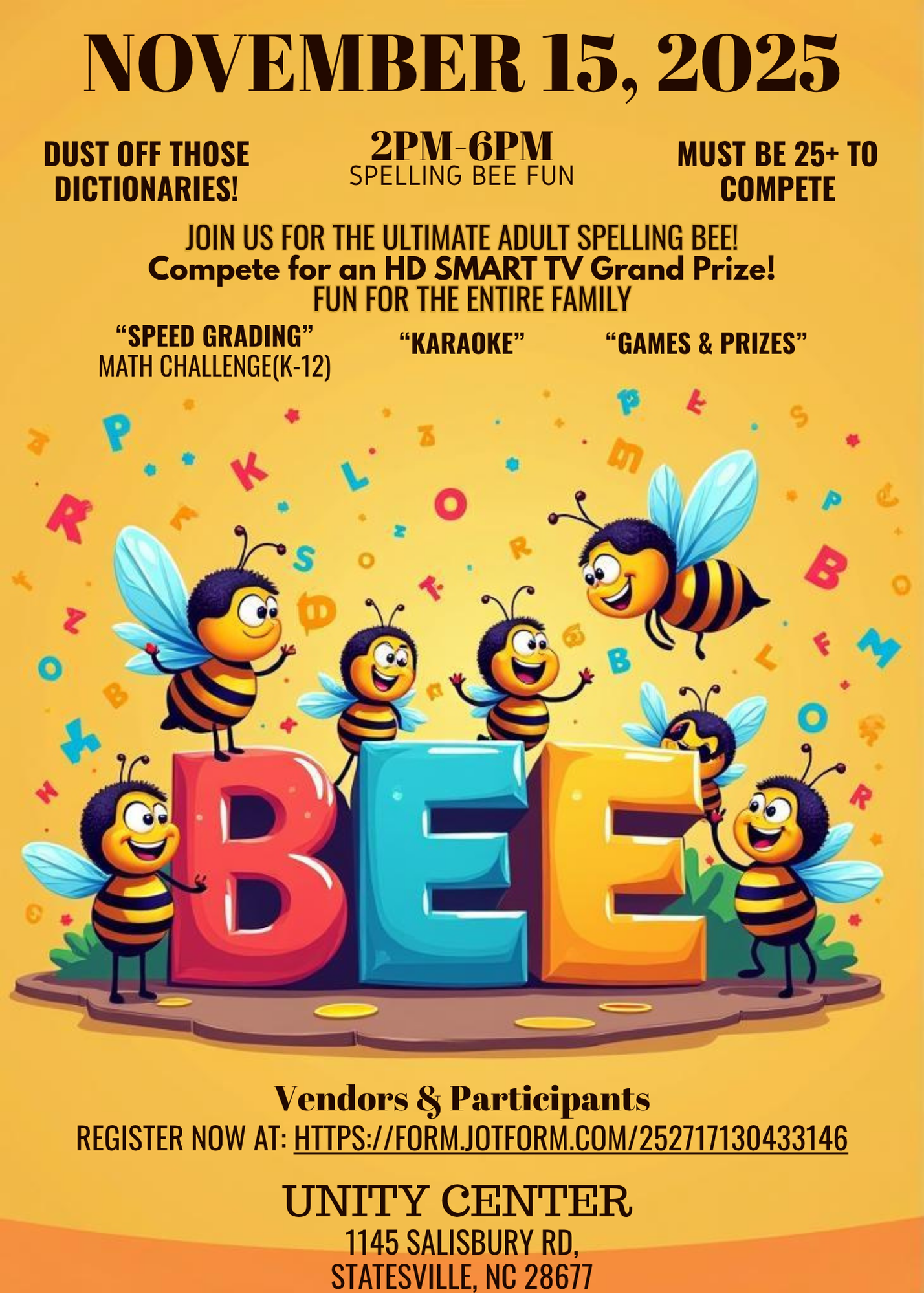 Spelling Bee Registration